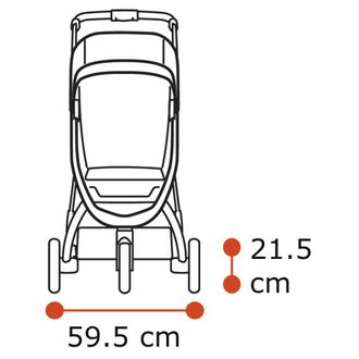 Thule Spring width and wheel diameter in cm