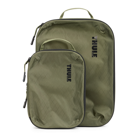 Thule compression cube set compression packing cube set small/medium soft green