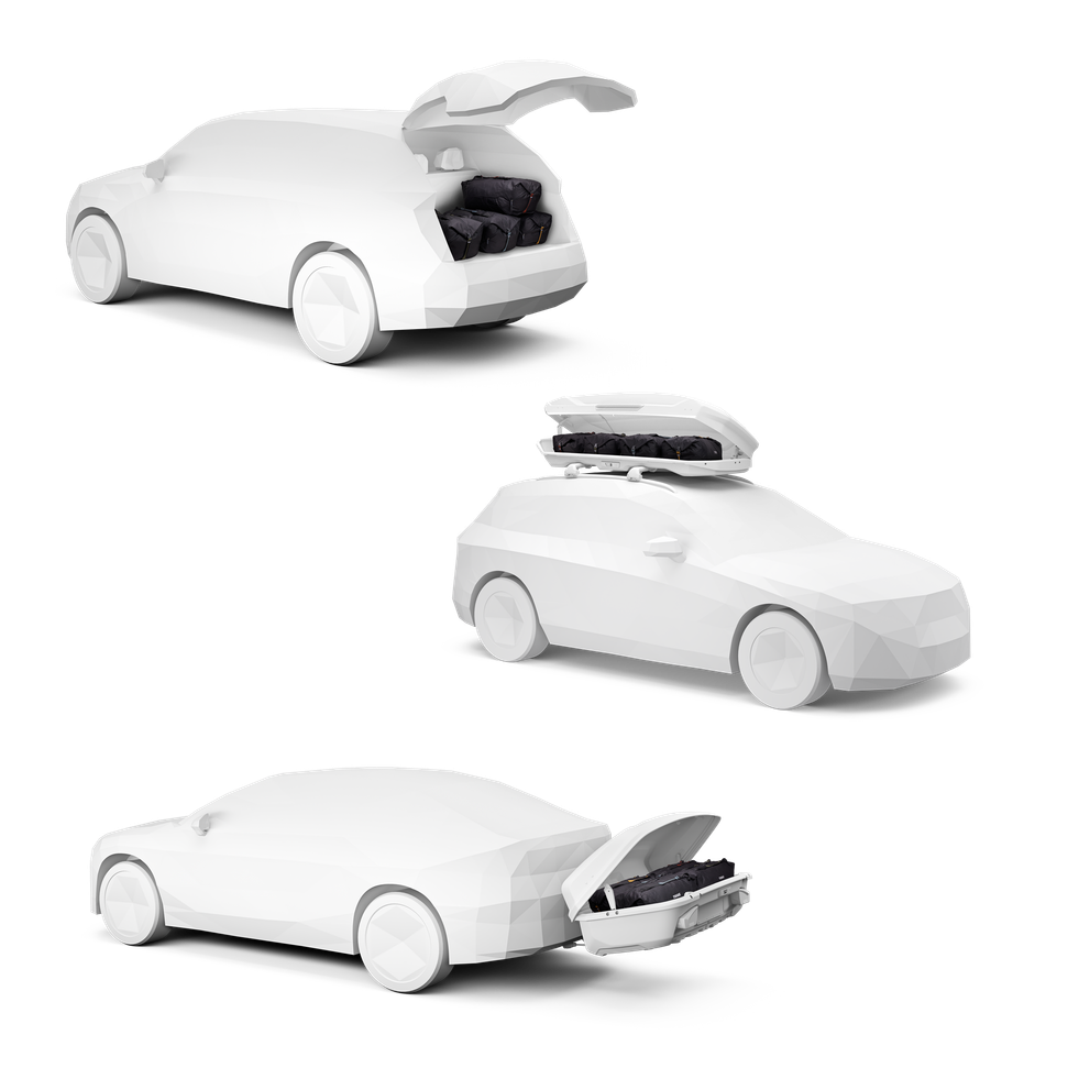 Thule GoPack Duffel Set duffel for cargo carriers 4-pack set