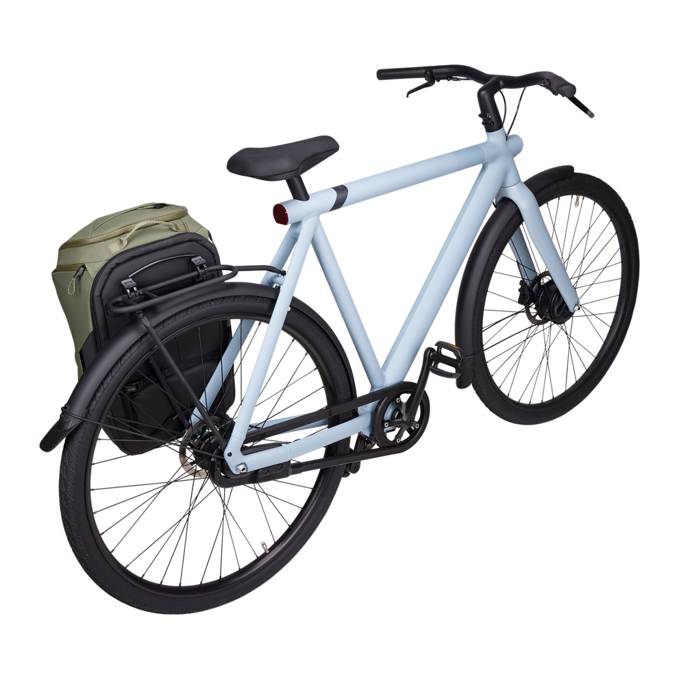 Thule Paramount hybrid bike pannier and backpack 26L green