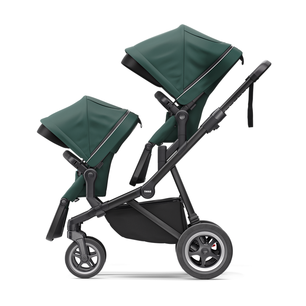 Thule Sleek city stroller mallard green on black
