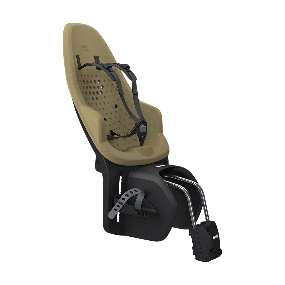 Thule Yepp 2 maxi frame mounted child bike seat fennel tan