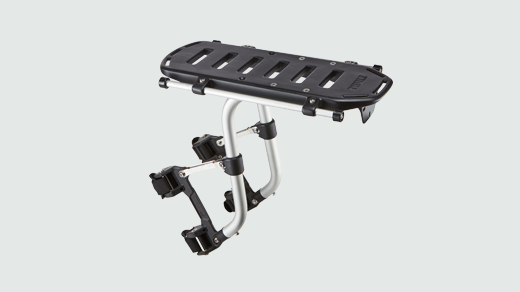Supports pour sacoches de vélo.